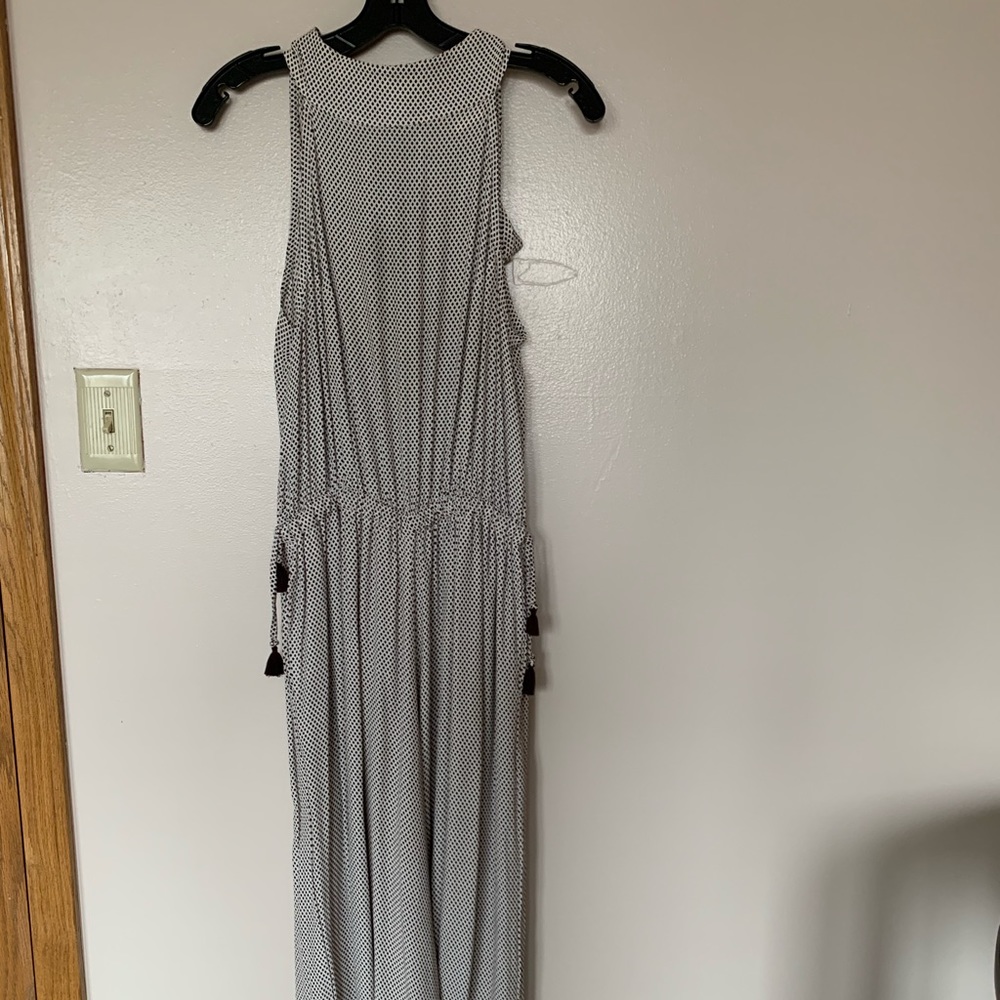 Wide leg halter jumper
